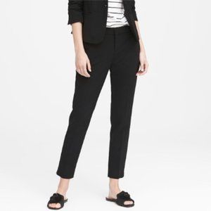 Banana Republic Avery Wool-Blend Black Pant Size 6